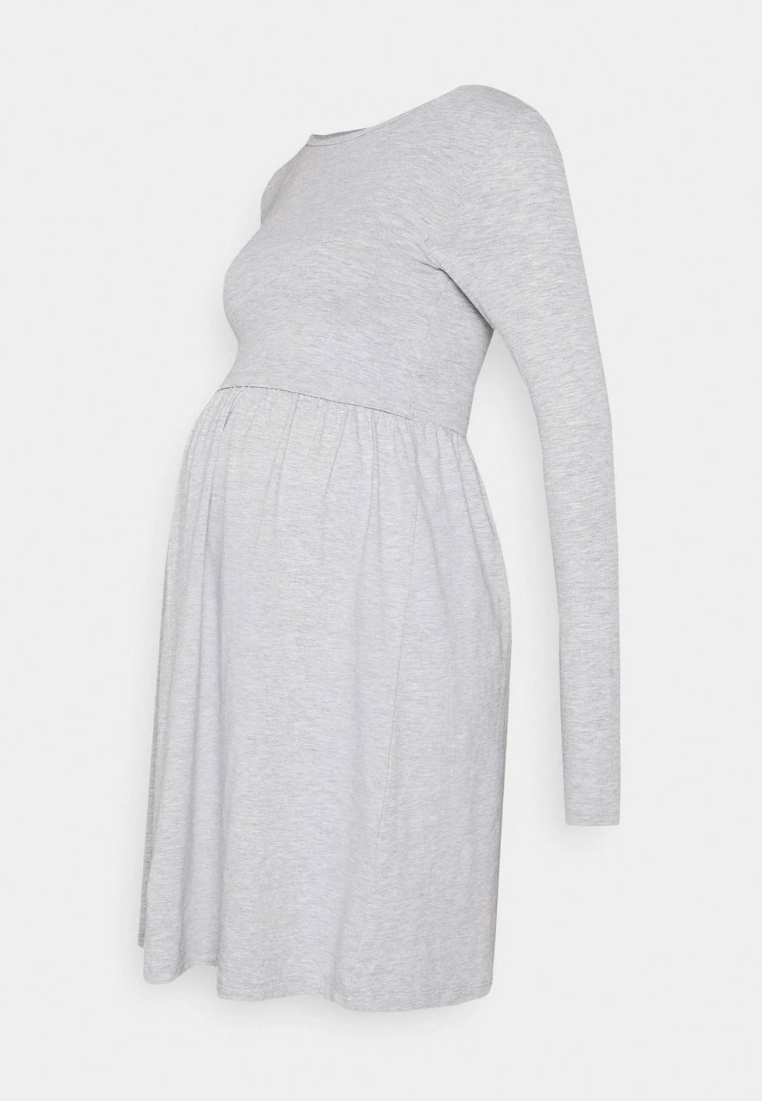 Nursing - Jersey Dress - Robe En Jersey - Grey 5 Nursing - Jersey Dress - Robe En Jersey - Grey – Image 5