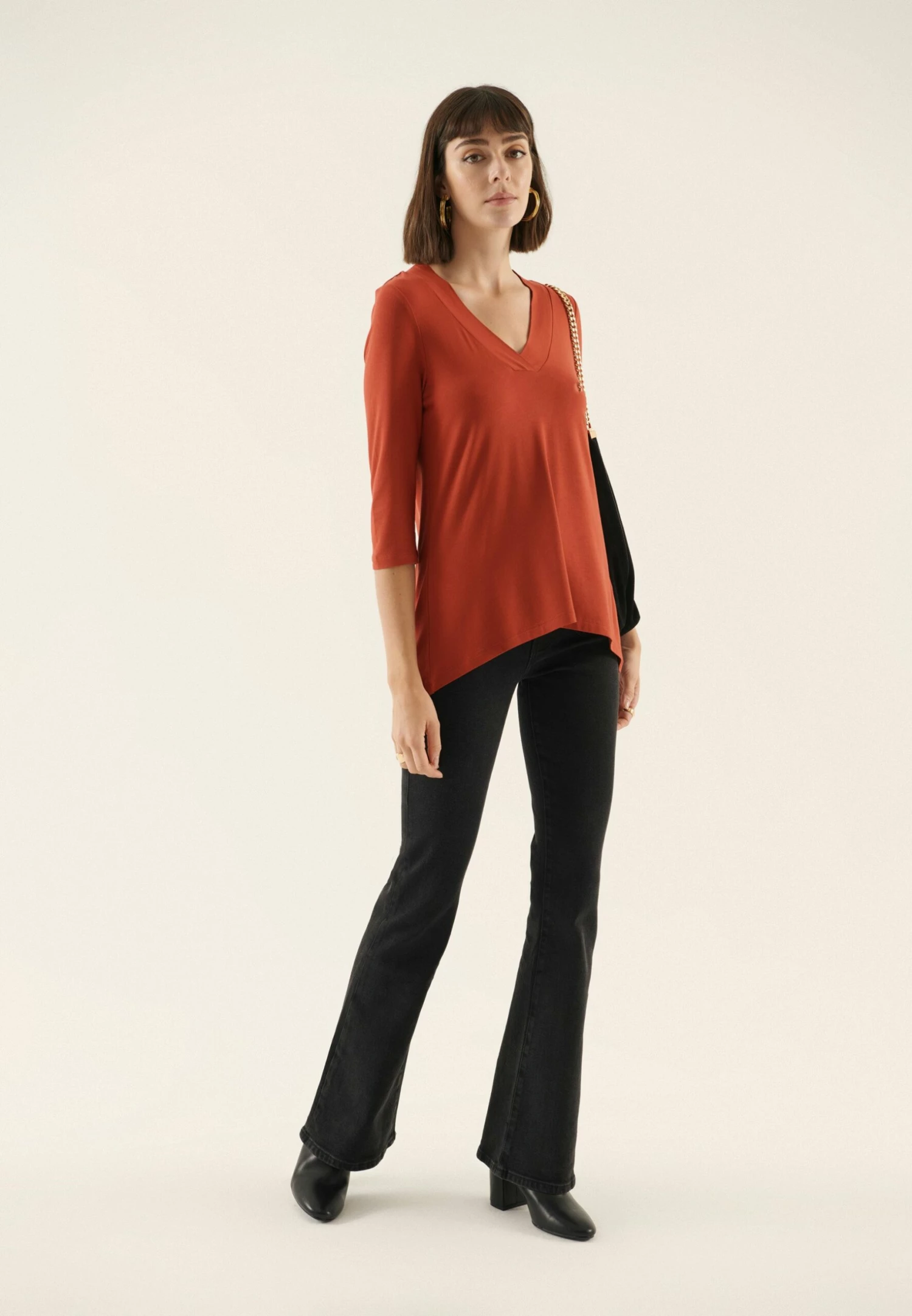 Anna Field 2 Pack - T-Shirt À Manches Longues - Red/Black 1 Anna Field 2 Pack - T-Shirt À Manches Longues - Red/Black