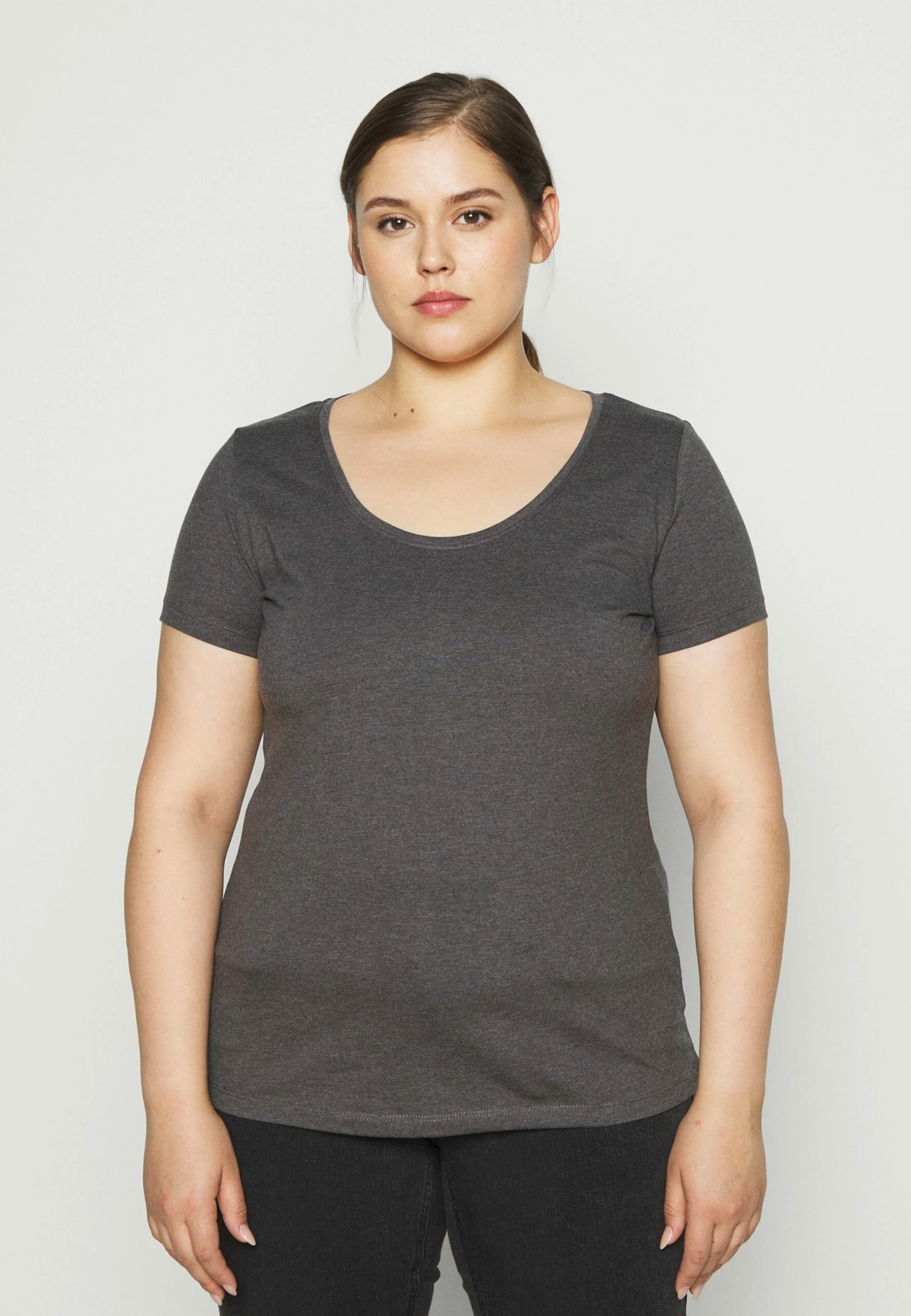 3Er Pack - T-Shirt Basique - White/Black/Dark Grey 3 3Er Pack - T-Shirt Basique - White/Black/Dark Grey – Image 3