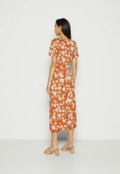 Anna Field Robe En Jersey - Brown/White -Anna Field Boutique 95d478909b224bc8bbc2c314c81dfcc4