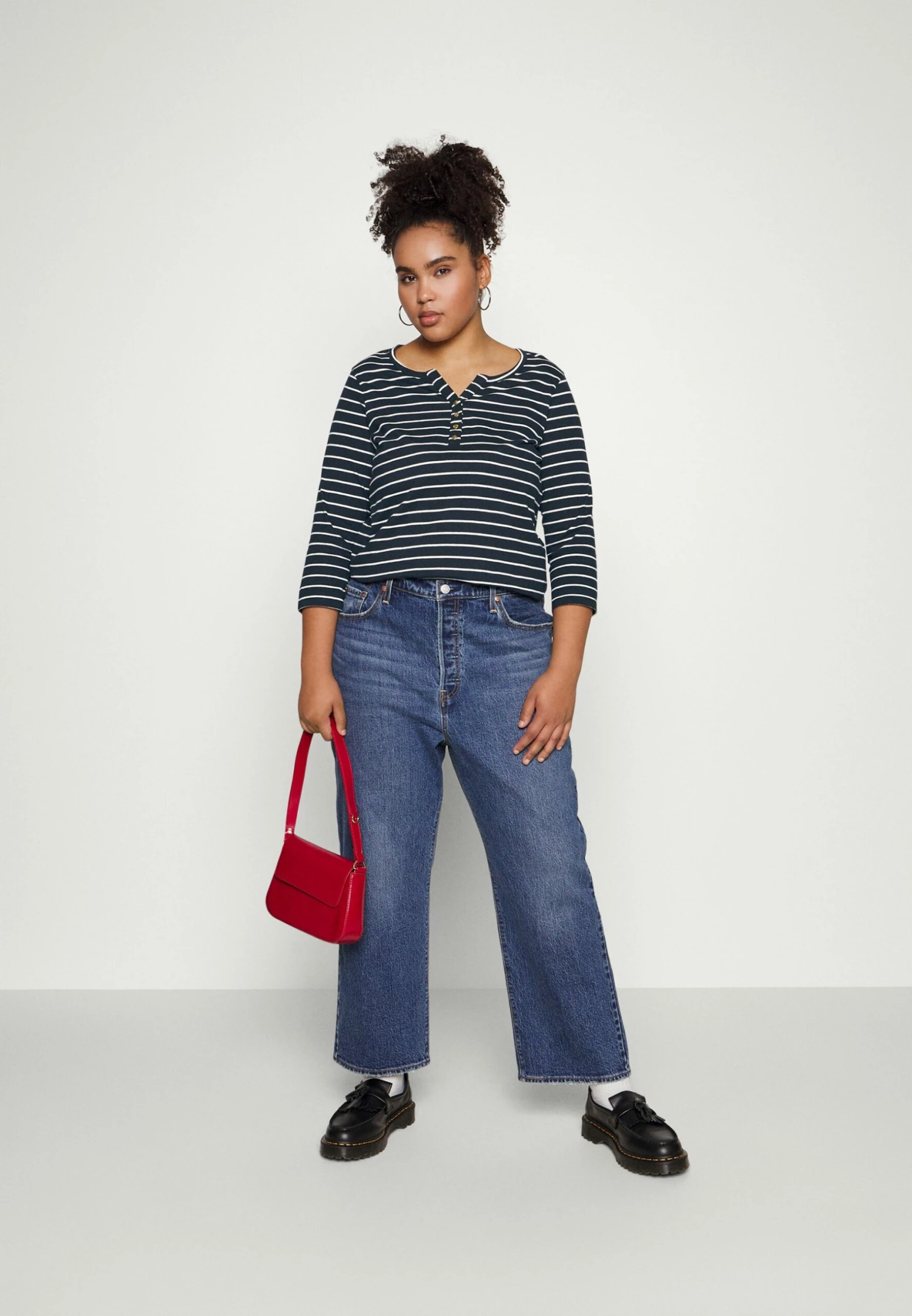 T-Shirt À Manches Longues - Black/White 2 T-Shirt À Manches Longues - Black/White – Image 2