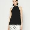 Anna Field Woven Plissee Top - Débardeur - Black