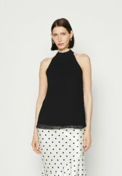 Anna Field Woven Plissee Top - Débardeur - Black