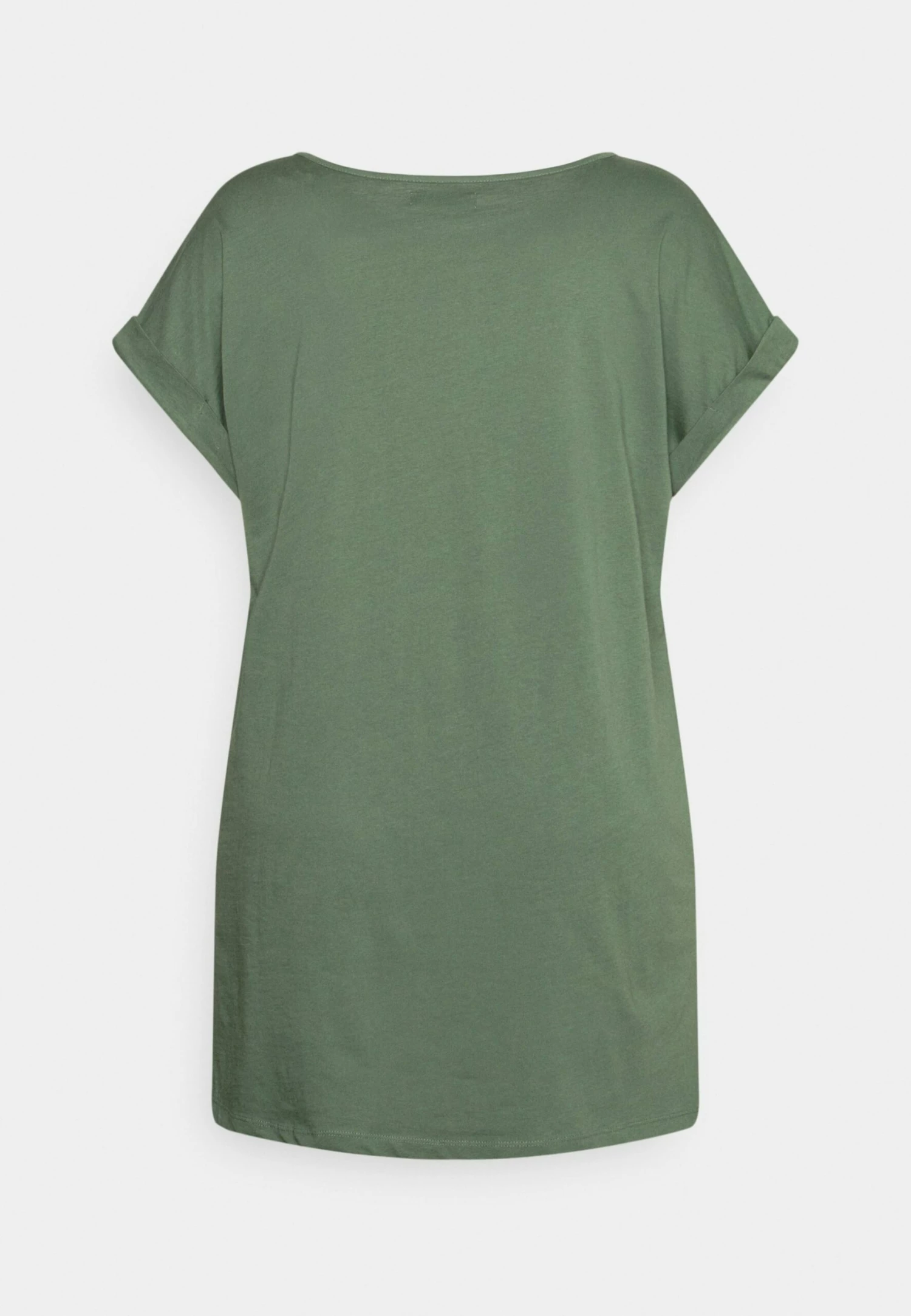 Long - T-Shirt Basique - Green 2 Long - T-Shirt Basique - Green – Image 2