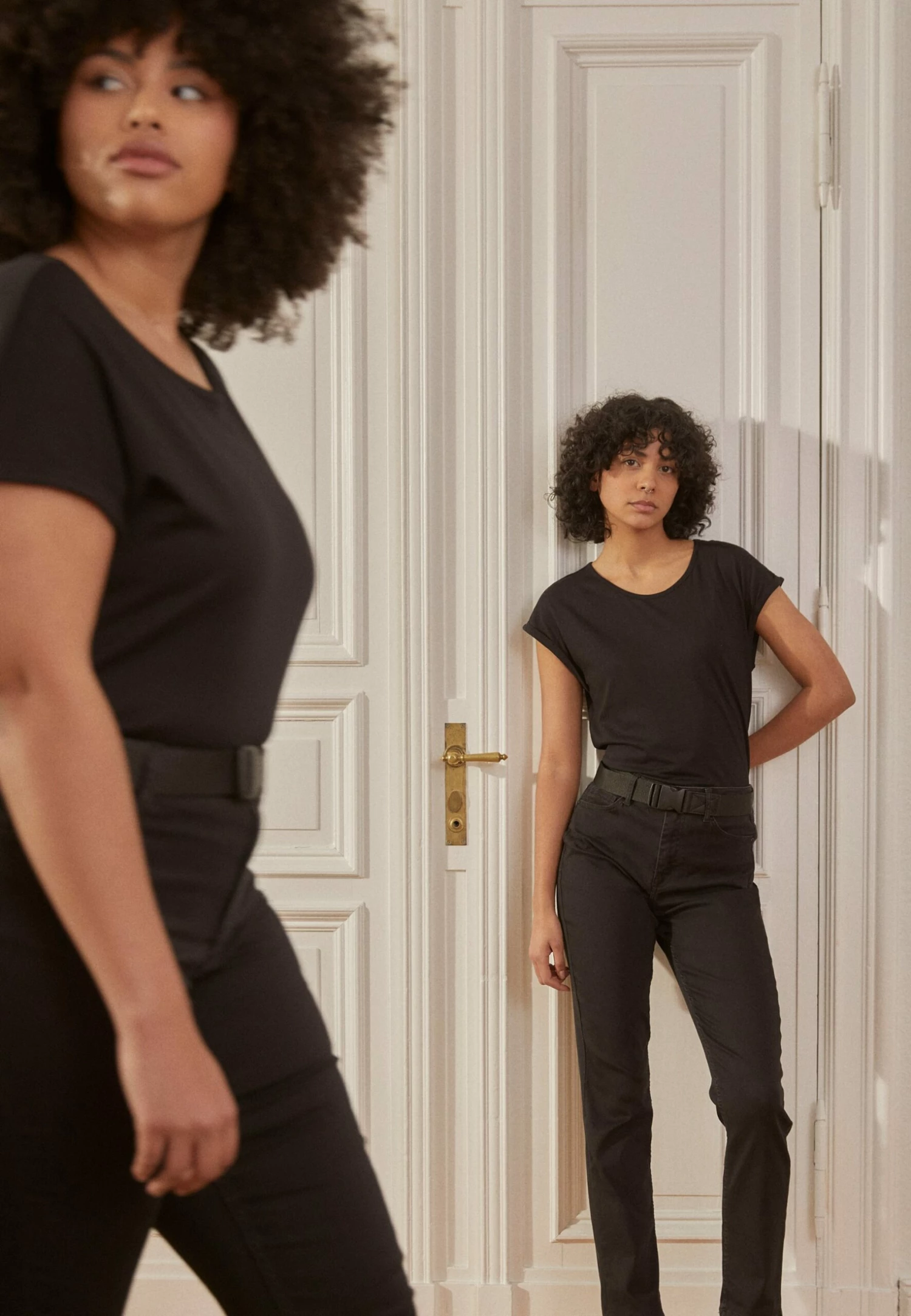 Anna Field 3 Pack - T-Shirt Imprimé - Light Blue/White/Black 2 Anna Field 3 Pack - T-Shirt Imprimé - Light Blue/White/Black – Image 2