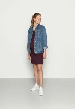 2Er Pack Nursing Function Dress - Robe Fourreau - Black/Bordeaux