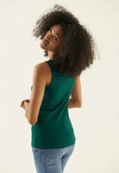 Anna Field 2-Pack - Débardeur - Black/Dark Green -Anna Field Boutique f86e7e8662ce47cc8796ea86b238dc27