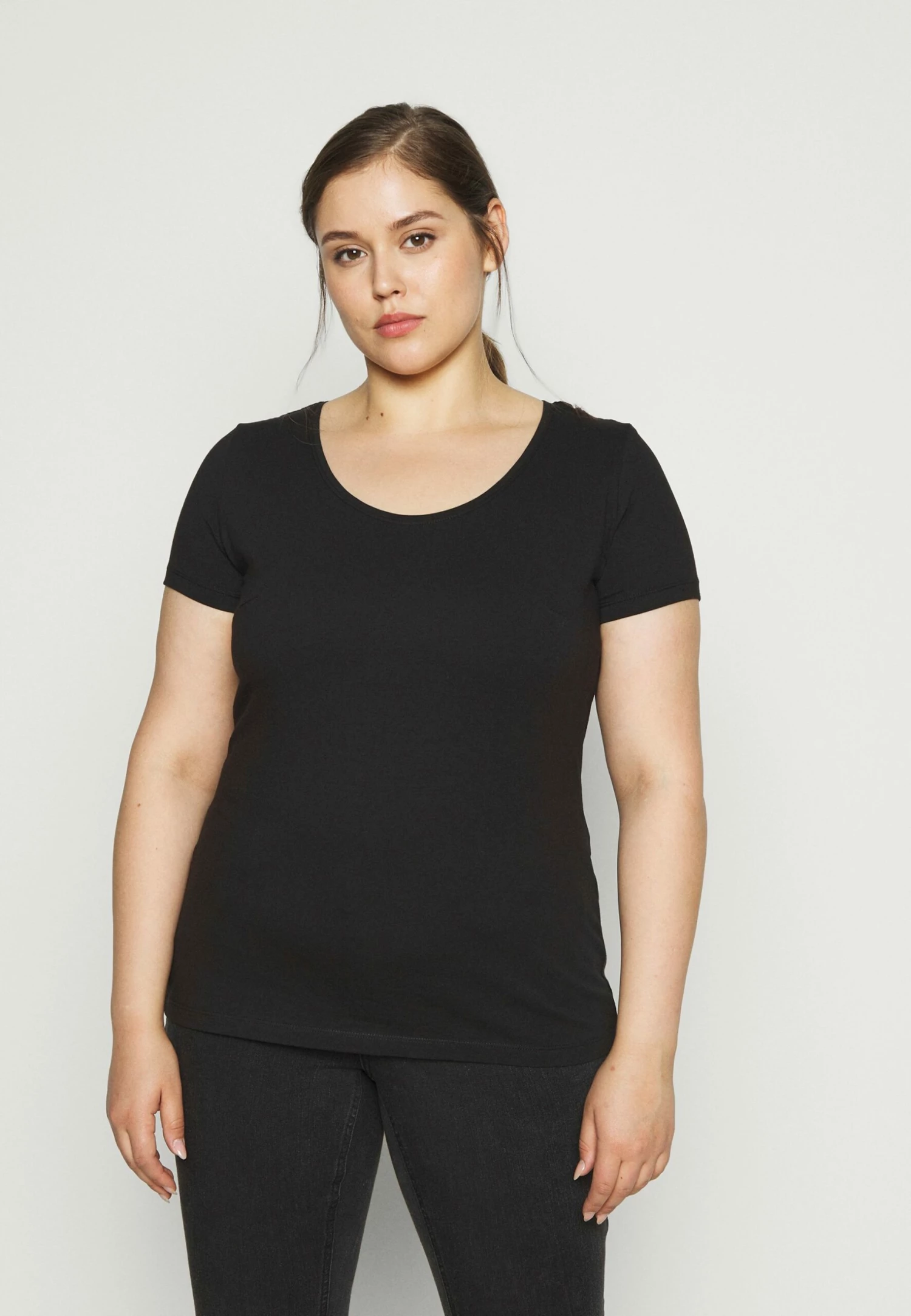 3Er Pack - T-Shirt Basique - White/Black/Dark Grey 2 3Er Pack - T-Shirt Basique - White/Black/Dark Grey – Image 2